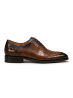 Richelieu Homme En Cuir -  Croco Alligator