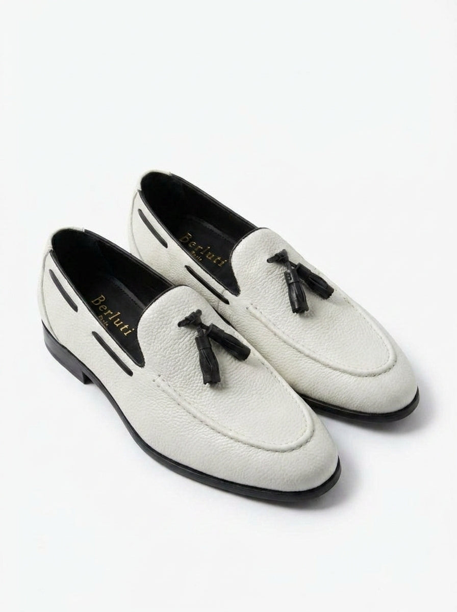 Mocassin Blanc - Talentueux