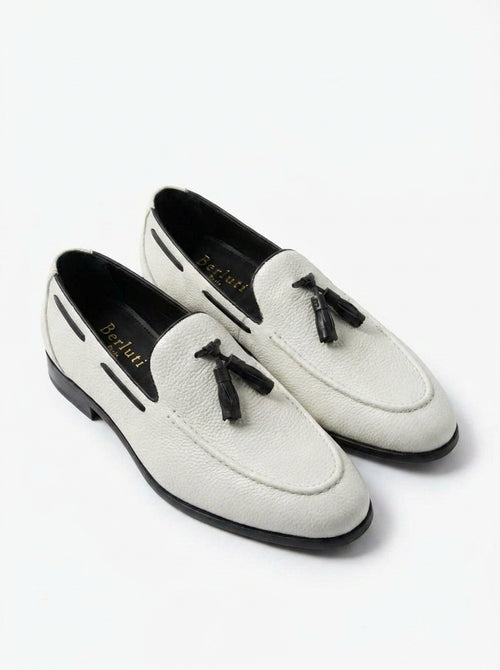 Mocassin Blanc - Talentueux