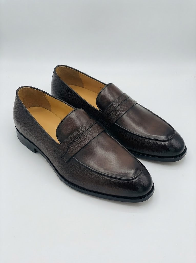 Mocassin En Cuir Grainé - Affirmation
