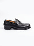 Mocassin Cuir Noir - Roi