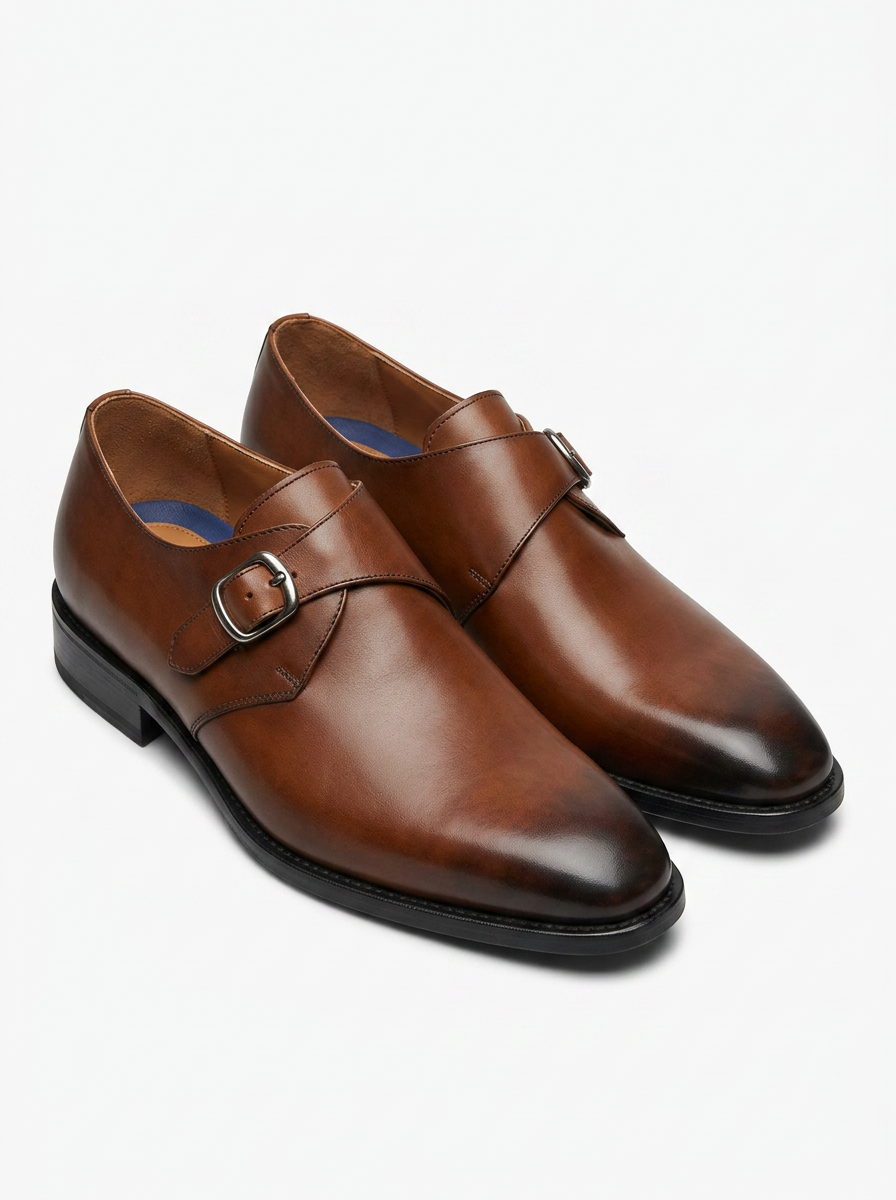Monk Strap Marron - Heritage