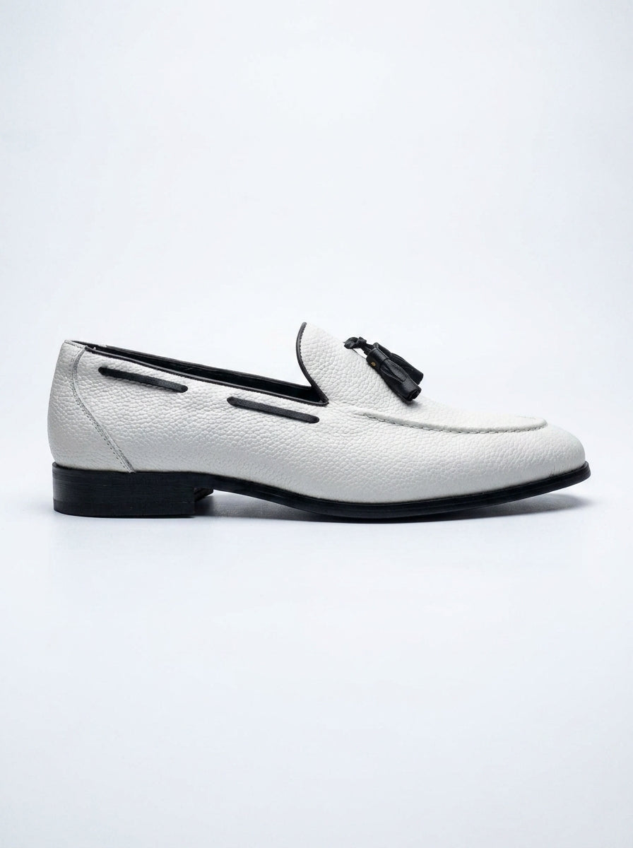 Mocassin Blanc - Talentueux