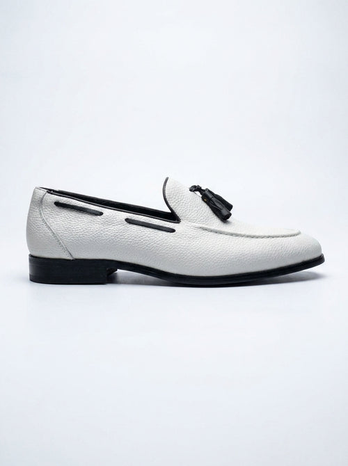 Mocassin Blanc - Talentueux