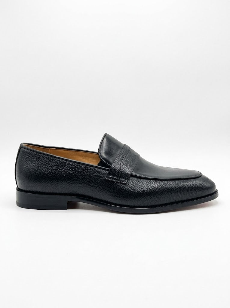 Mocassin Homme En Cuir Grainé - Influence