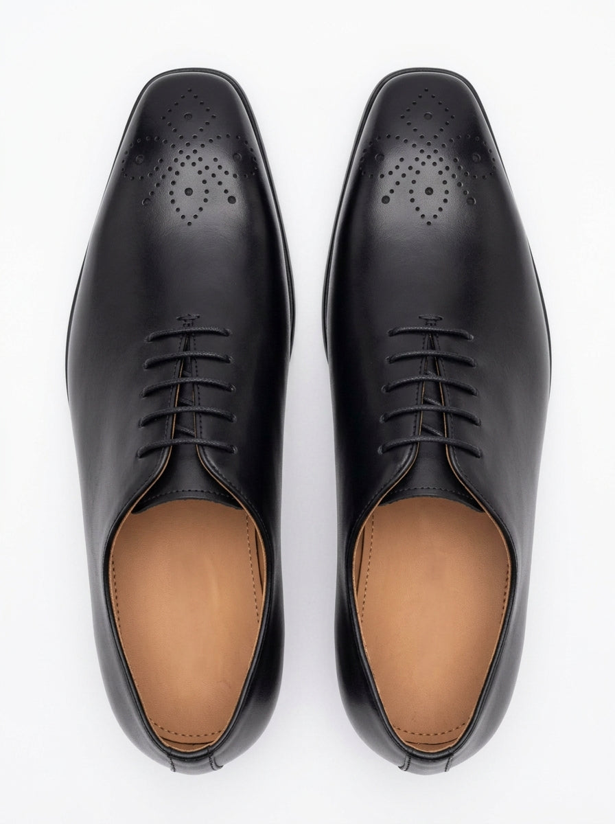Richelieu Noir Médaillon - Signature