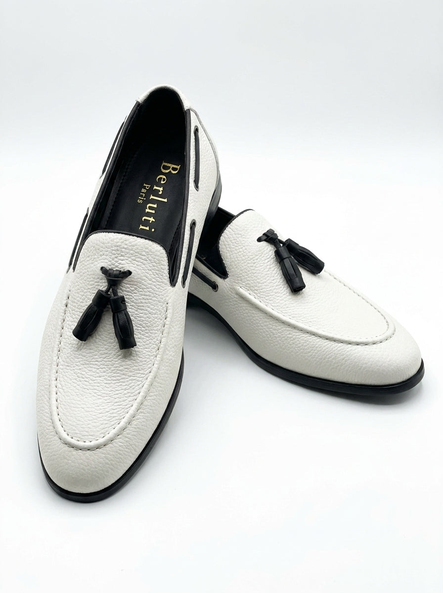 Mocassin Blanc - Talentueux