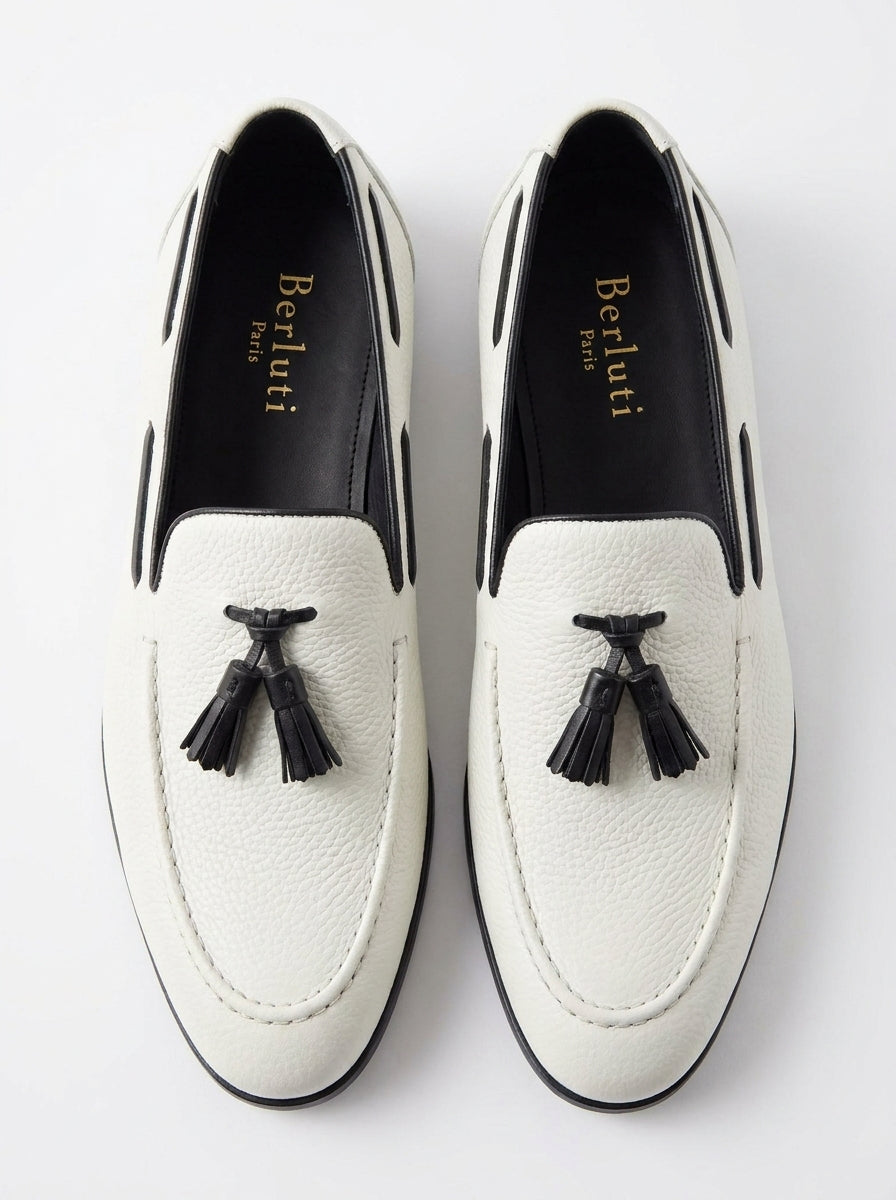 Mocassin Blanc - Talentueux
