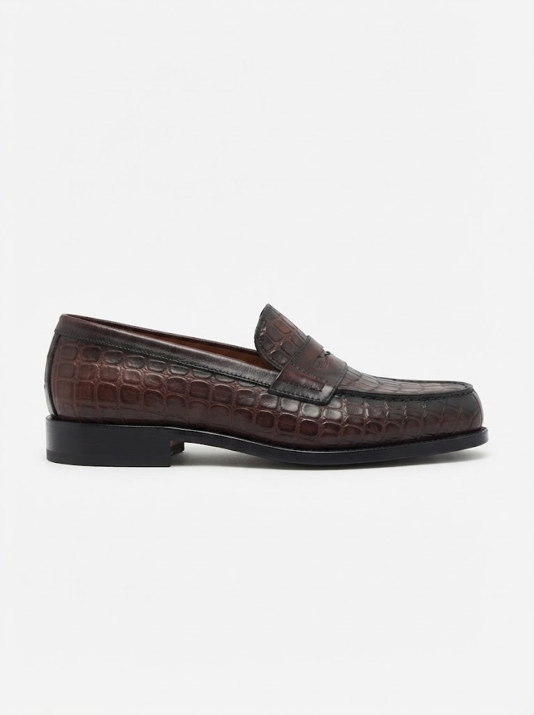 Paire Basse Croco Maron -  Boss