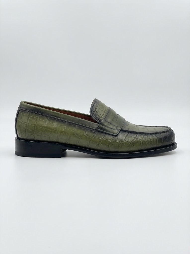 Paire Basse Croco Verte -  Allure