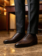 Richelieu Homme En Cuir - Duck