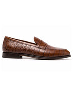 Mocassin Homme En Cuir - Croco