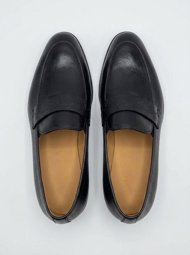 Mocassin Homme En Cuir Grainé - Influence