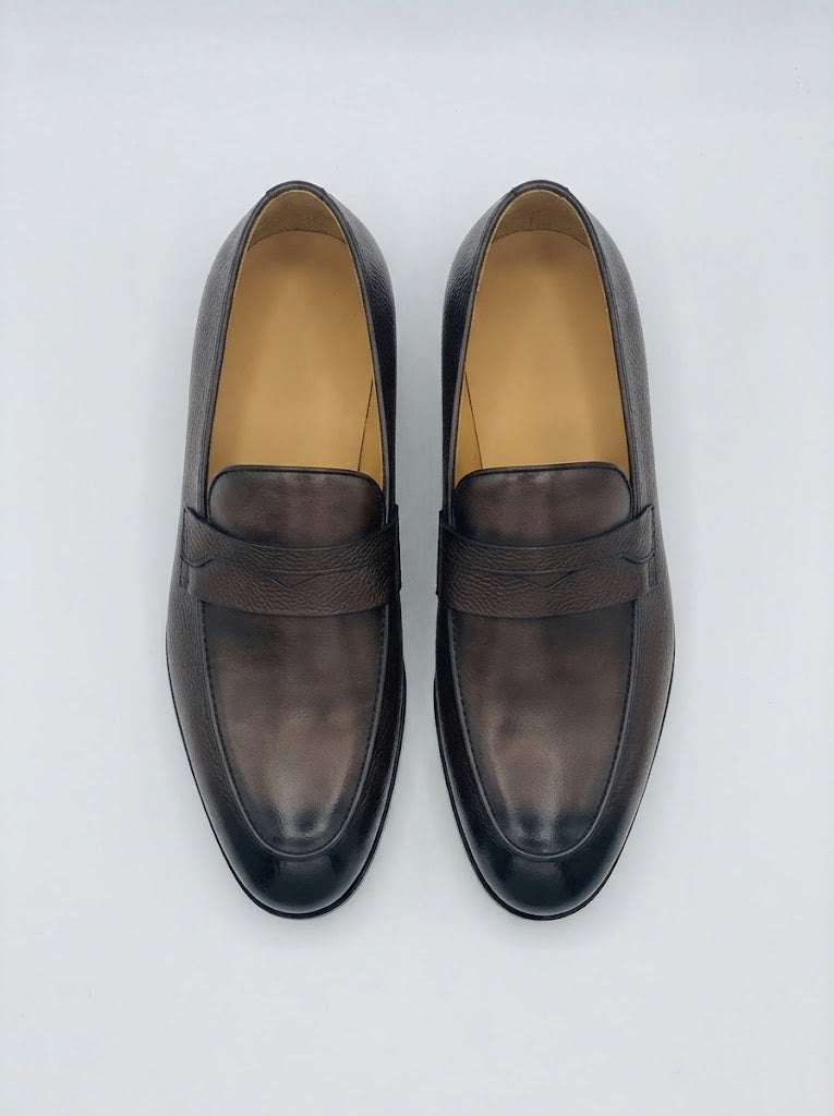 Mocassin En Cuir Grainé - Affirmation