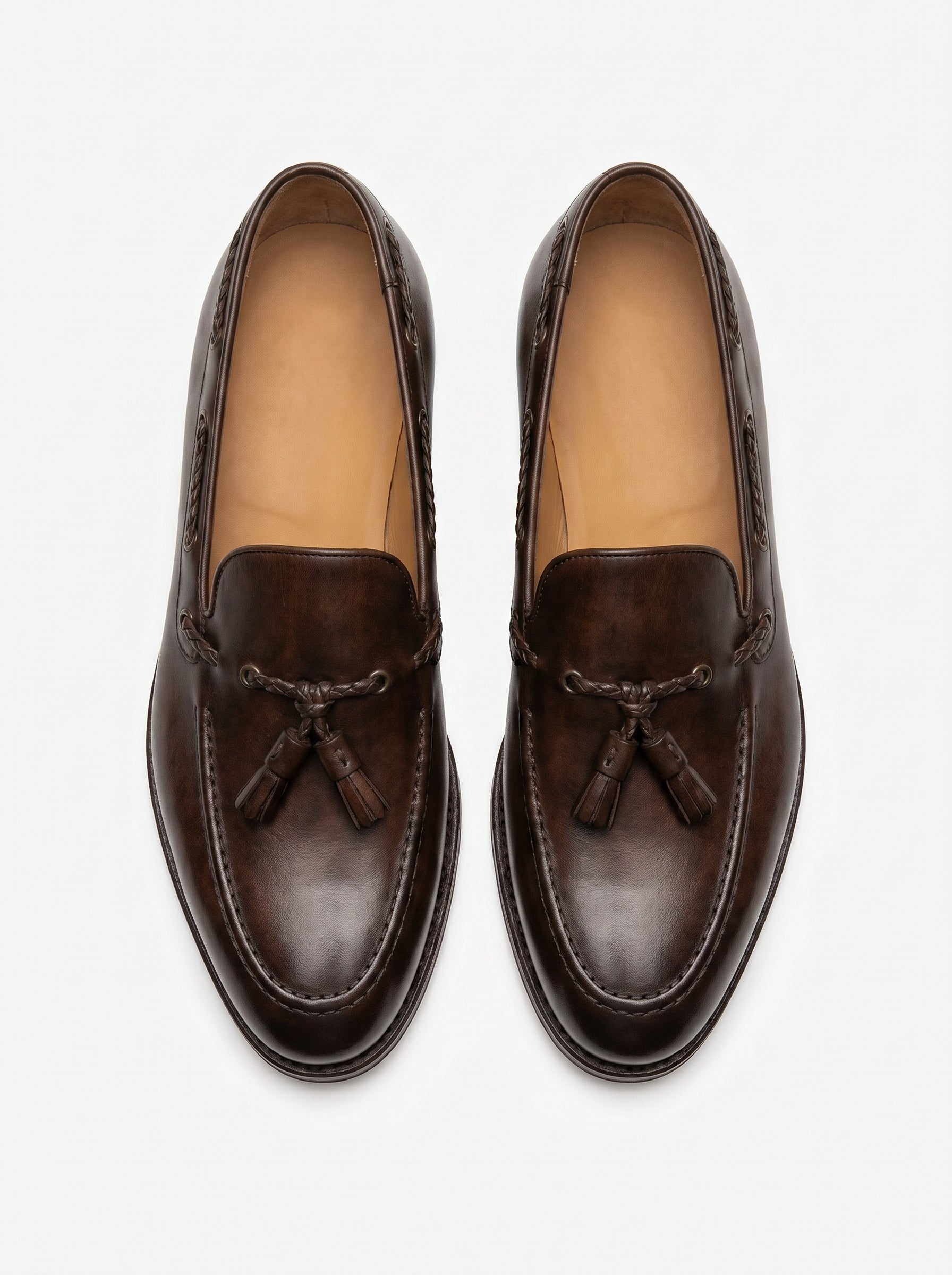 Mocassin Homme En Cuir à Pampilles