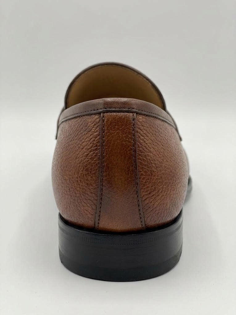 Mocassin En Cuir Grainé - Patron