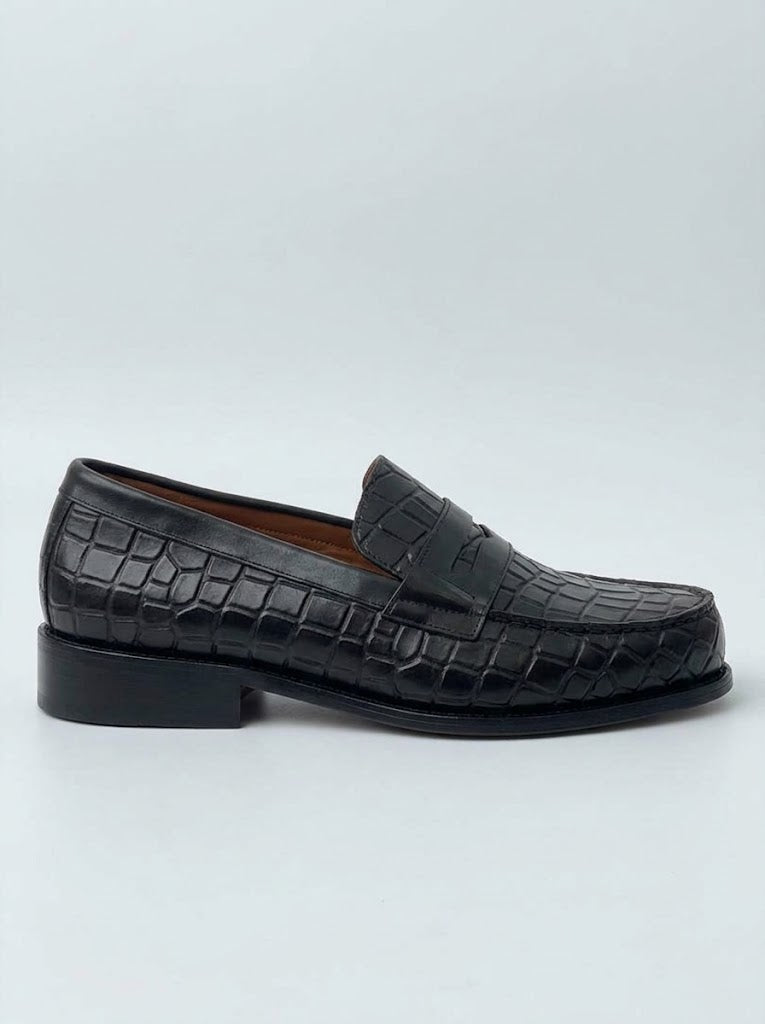 Paire Basse Croco Noir -  King