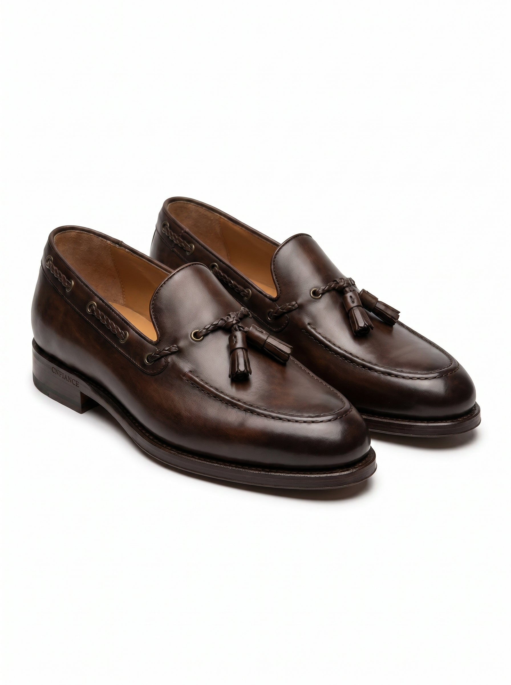 Mocassin Homme En Cuir à Pampilles