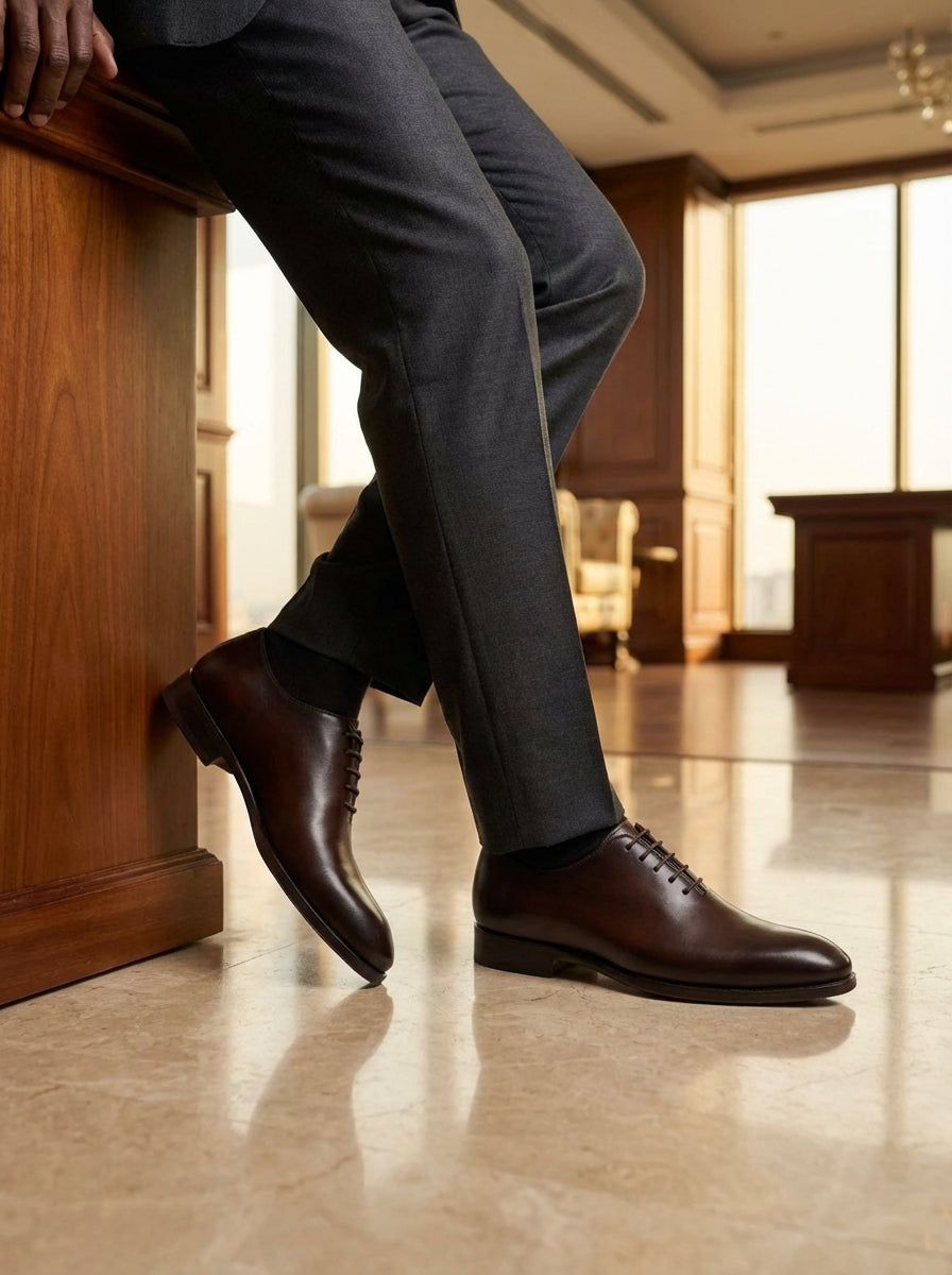 Richelieu Homme En Cuir - Power