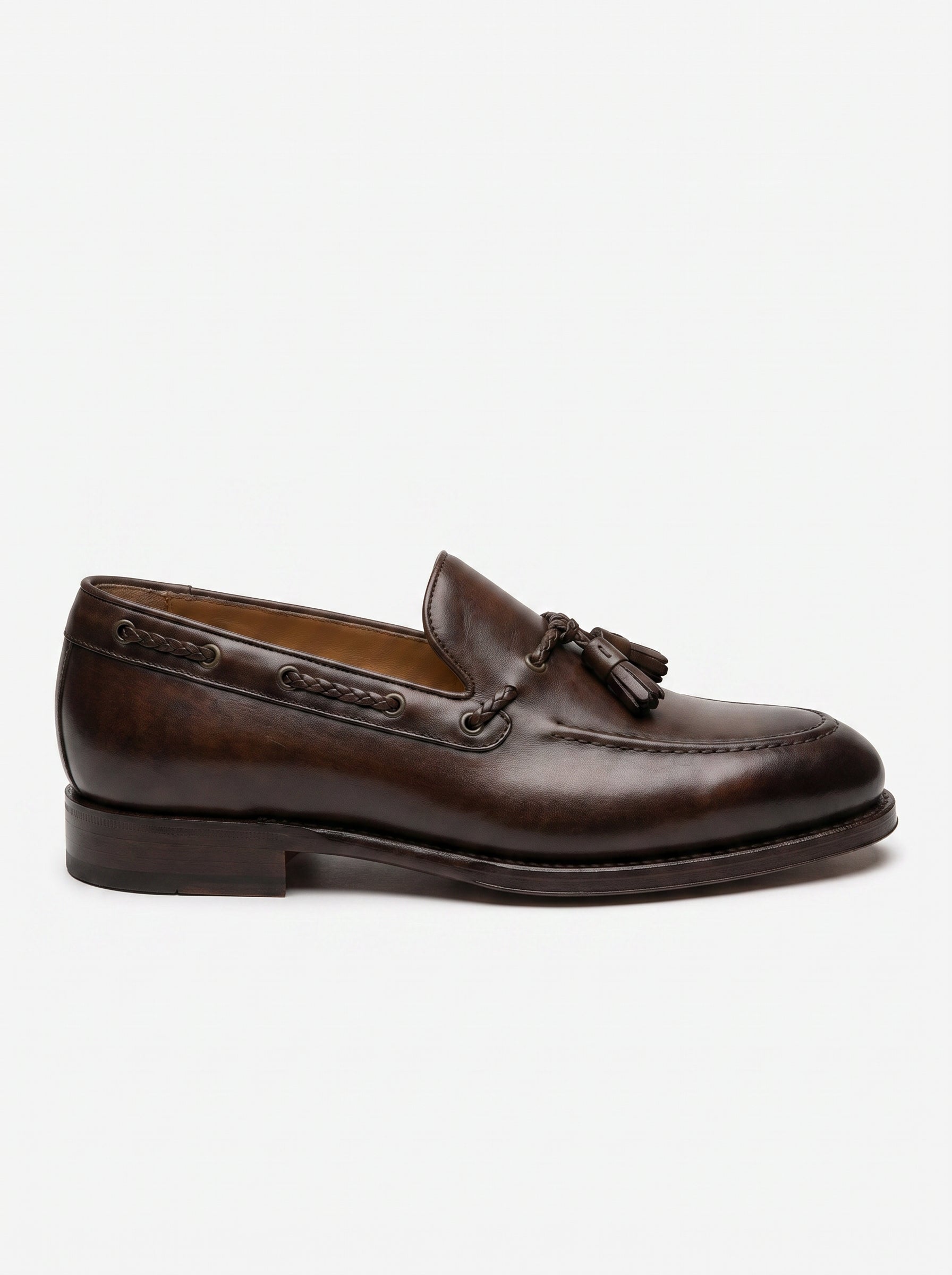 Mocassin Homme En Cuir à Pampilles